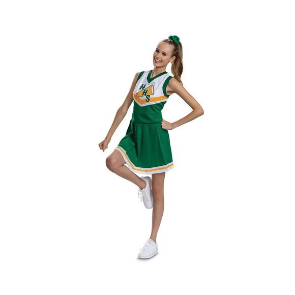 NEW Stranger Things Chrissy Cheerleader Halloween Costume Green Adult Small 4-6 - Picture 1 of 8